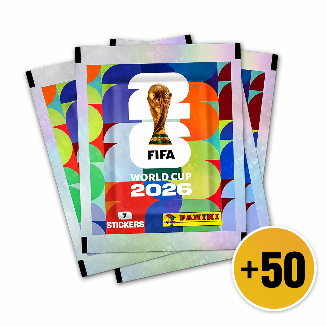 50 Figuritas Oficiales Panini FIFA World Cup 2026 Originales (1.150 c/u)