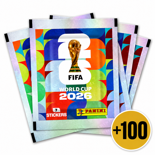 100 Figuritas Oficiales Panini FIFA World Cup 2026 Originales (1.050 c/u)