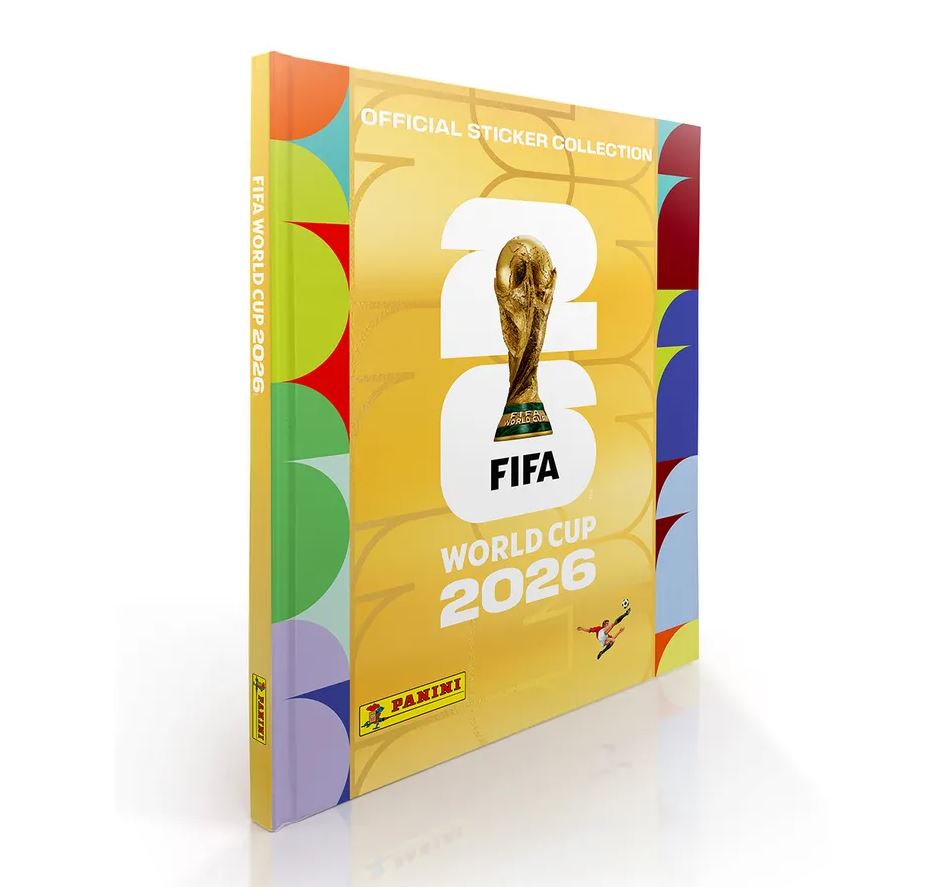 Álbum Oficial Panini FIFA World Cup 2026 Tapa Dura Dorado Original