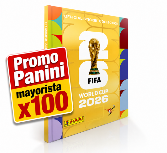Álbum Oficial Panini FIFA World Cup 2026 Tapa Dura Dorado Original